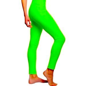 “Skims” Neon Green Seamless Leggings